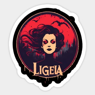 Beautiful Ligeia Sticker